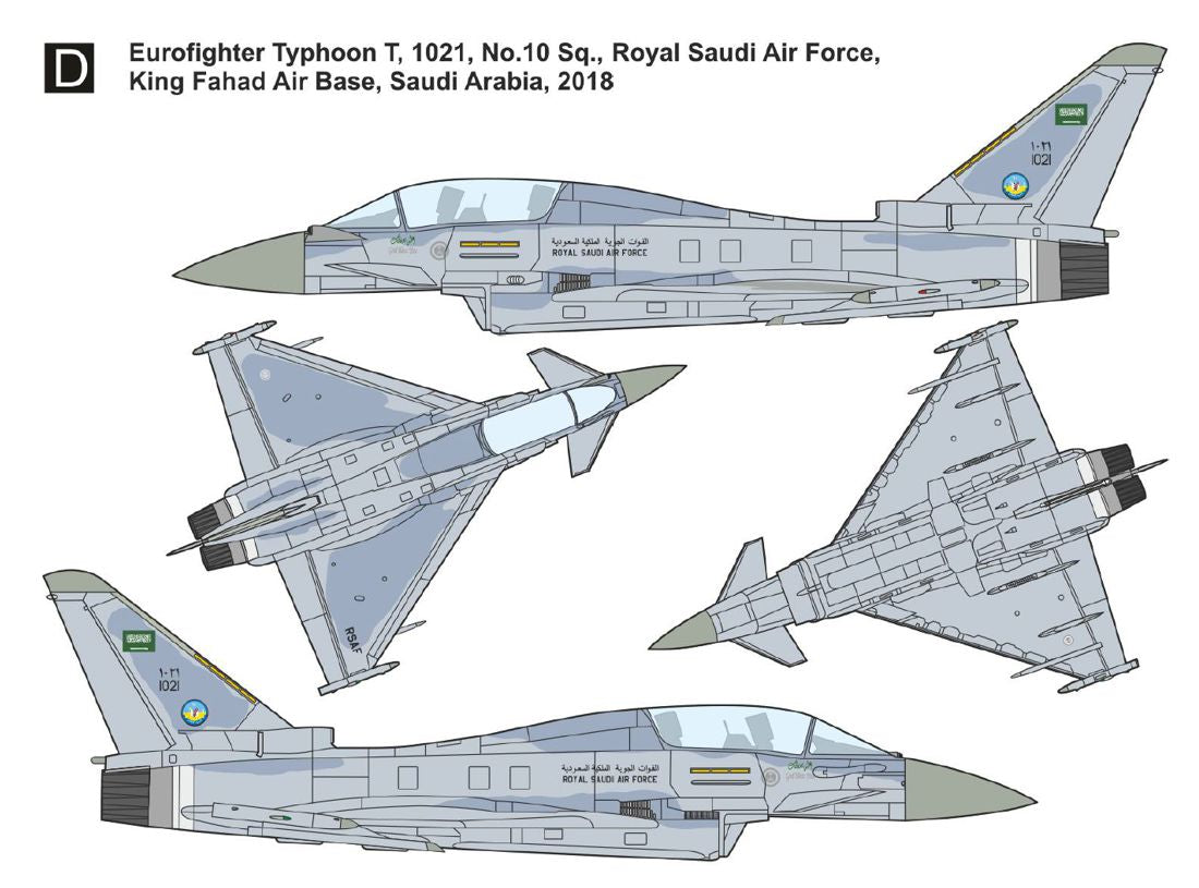 Mark I Decals DMF7208 1:72 Eurofighter Two-seater