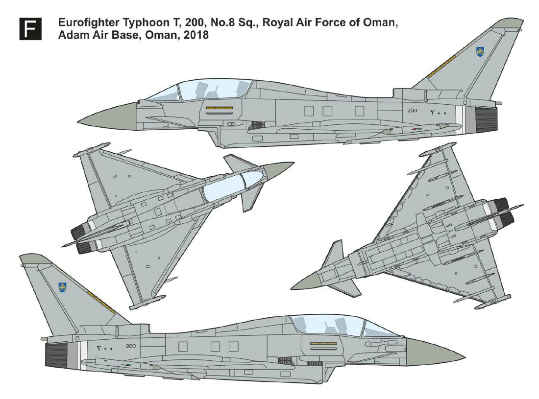 Mark I Decals DMF7208 1:72 Eurofighter Two-seater