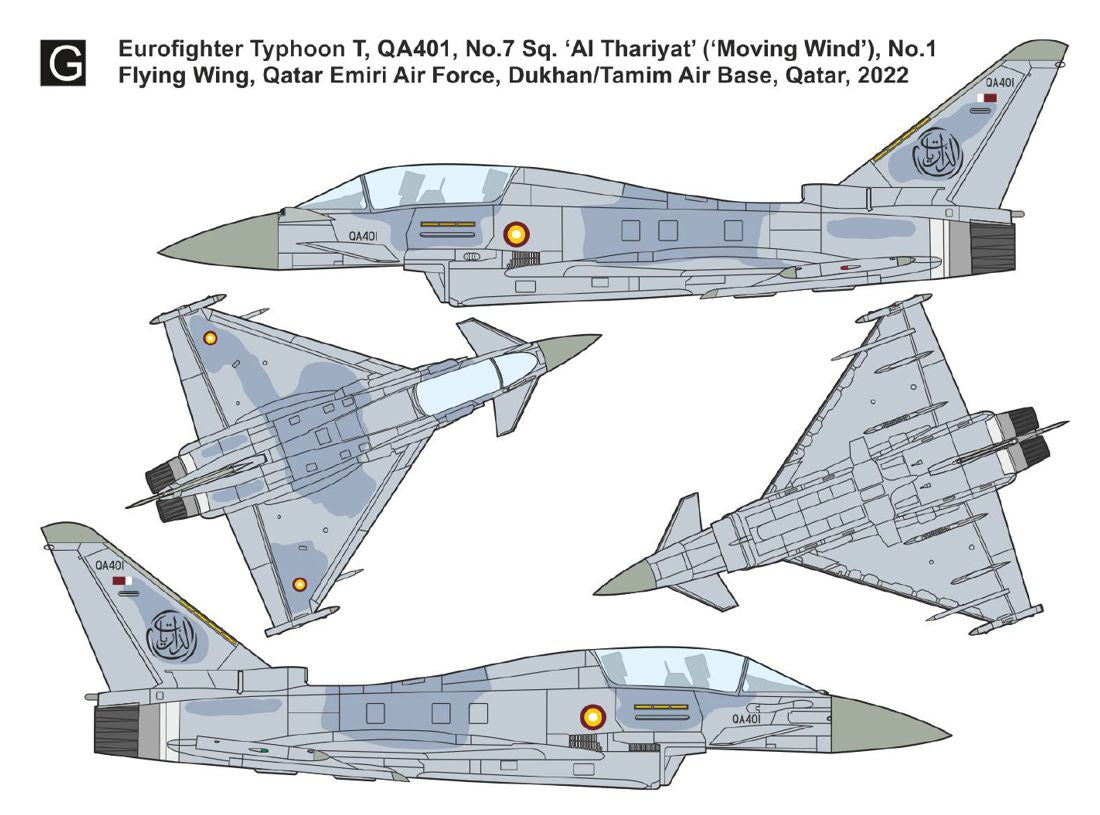 Mark I Decals DMF7208 1:72 Eurofighter Two-seater