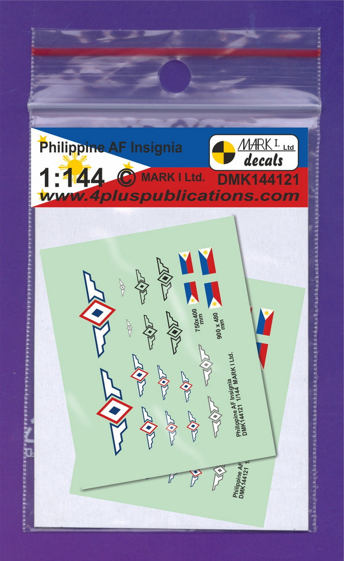 Mark I Decals DMK144121 1:144 Philippine AF Insignia (incl. low-vis), 2 sets