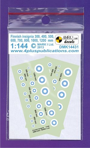 Mark I Decals DMK14431 1:144 Finnish Insignia - roundels (diameter: 300;400;500;600;700;800;1000;1200 mm), 2 sets