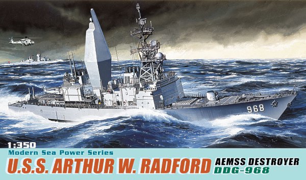 Dragon 1018 1:350 USS Arthur W Radford AEMSS Destroyer