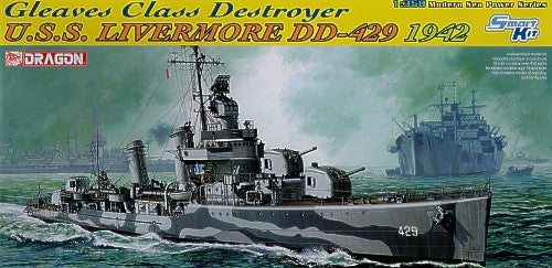 Dragon 1027 1:350 USS Livermore DD-429 1942