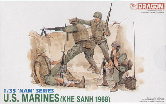 Dragon 3307 1:35 U.S. Marines (Khe Sanh 1968)