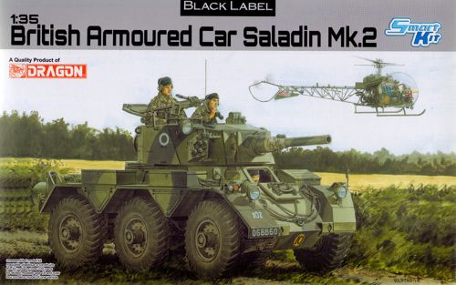 Dragon 3554 1:35 British Saladin Mk.II Armoured Car (Black Label series)