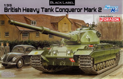 Dragon 3555 1:35 Conqueror British Heavy Tank (Black Label Series)