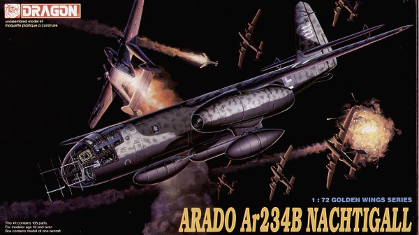 Dragon 5012 1:72 Arado Ar-234B 'Blitz' Nachtigall