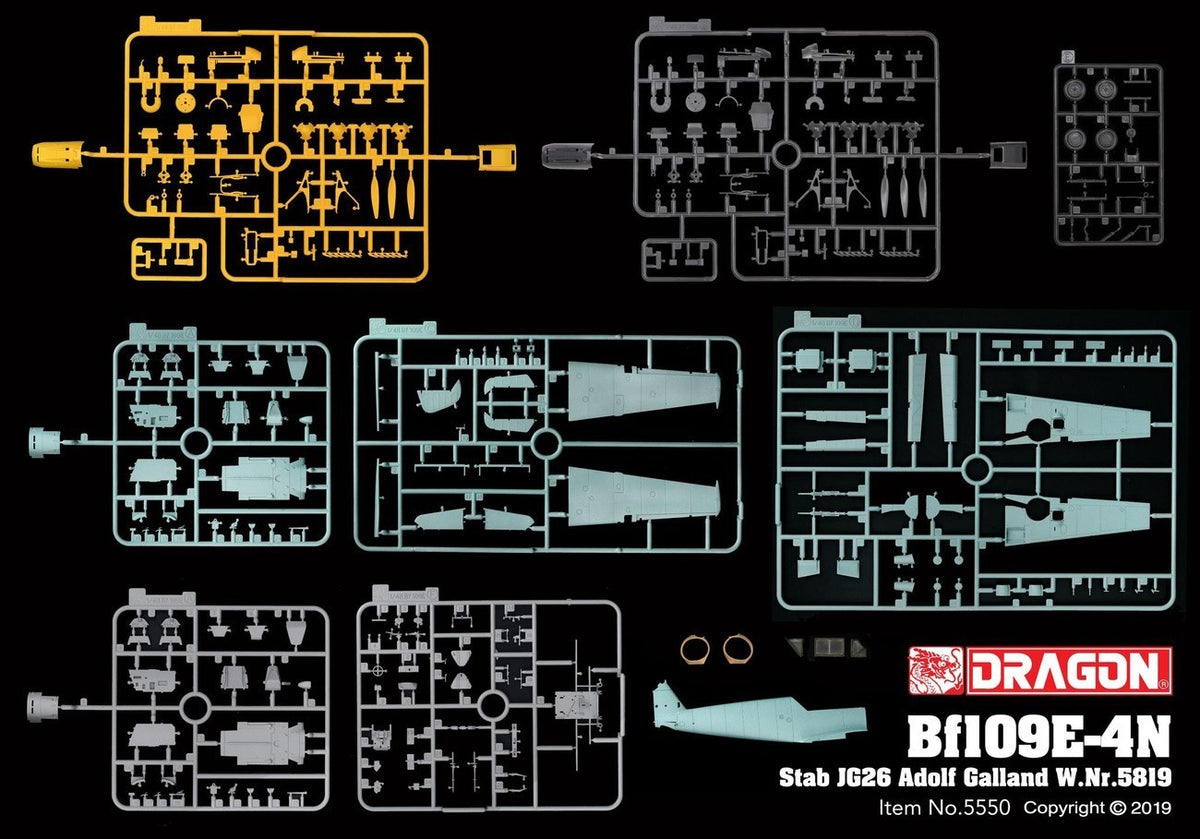 Dragon 5550 1:48 Messerschmitt Bf-109E-4