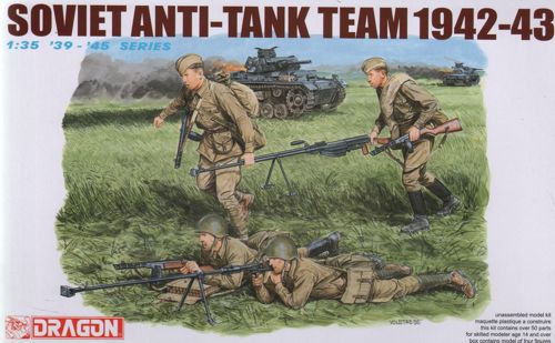 Dragon 6049 1:35 Soviet Anti Tank Team 1942/43