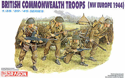 Dragon 6055 1:35 Commonwealth Troops North Western Europe 1944