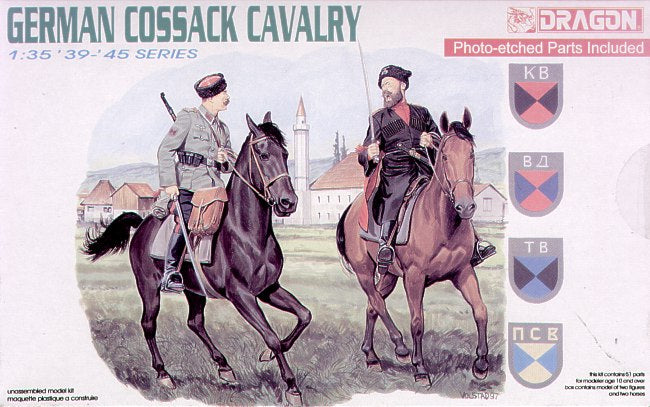 Dragon 6065 1:35 2 German Cossack Cavalry on Horseback