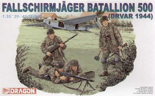 Dragon 6145 1:35 Fallschirmjager Batallion 500 (DRVAR 1944)