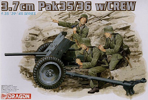 Dragon 6152 1:35 3,7cm PaK-36 with Crew