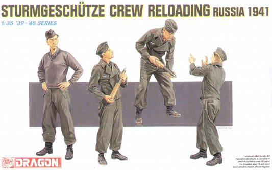 Dragon 6192 1:35 Sturmgeschutz Crew Reloading Russia 1944