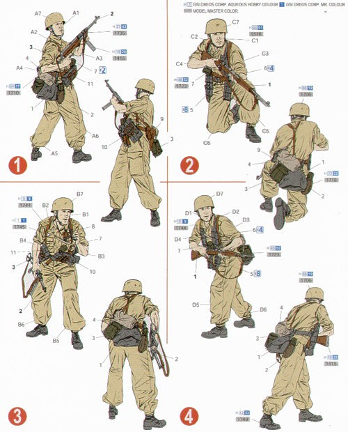 Dragon 6195 1:35 Fallschirmjager Regiment 3 Sicily 1943