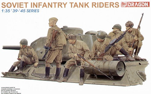 Dragon 6197 1:35 Soviet WWII tank rider infantry