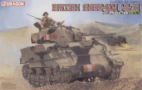 Dragon 6231 1:35 Mk.III Sherman British Mid Production Sicily