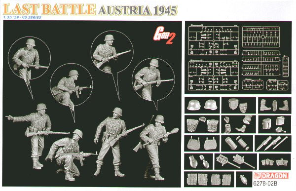 Dragon 6278 1:35 German soldiers, Last Battle (Austria 1945)