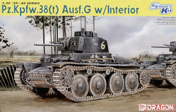 Dragon 6290 1:35 Pz.Kpfw. 38(t) Ausf.G. Smart Kit with Magic Tracks