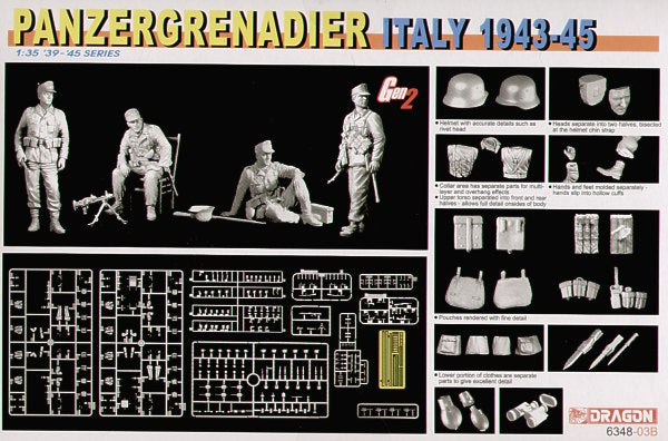 Dragon 6348 1:35 Panzergrenadier Italy 1943-45