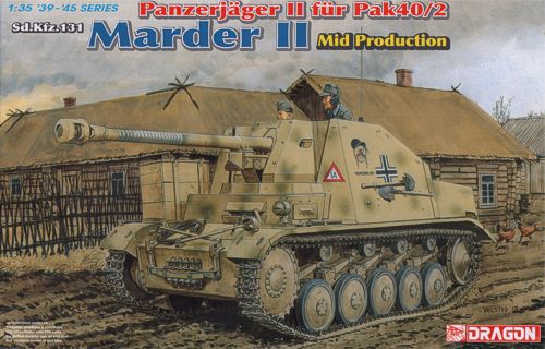 Dragon 6423 1:35 Marder II Sd.Kfz.131 Panzerjager II fur Pak-40/2