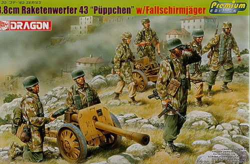 Dragon 6528 1:35 8.8cm Raketenwerfer 43 (Puppchen) with Fallschirmjager