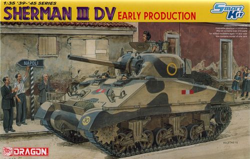 Dragon 6573 1:35 Sherman III DV, Early Production