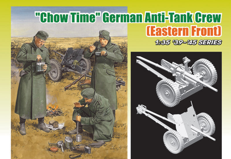 Dragon 6697 1:35 3.7cm Pak-35/36 with Anti-Tank Gun Crew 'Chow Time'