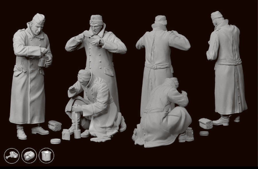 Dragon 6697 1:35 3.7cm Pak-35/36 with Anti-Tank Gun Crew 'Chow Time'