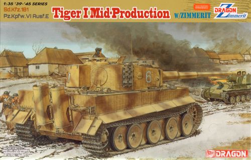 Dragon 6700 1:35 Pz.Kpfw.VI Ausf.E Tiger I Mid-Production with Zimmerit Sd.Kfz.181