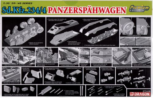 Dragon 6772 1:35 German Sd.Kfz.234/4 Panzerspahwagen