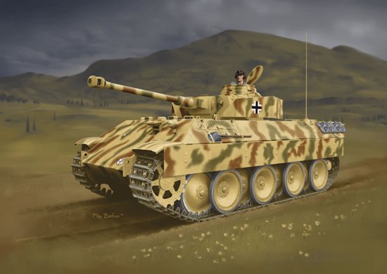 Dragon 6835 1:35 Bergepanther mit Aufgesetztem Pz.Kpfw.IV Turm Als Befehlpanzer