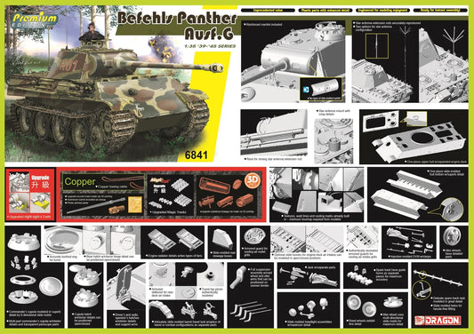 Dragon 6841 1:35 Befehls Panther Ausf.G (Premium Edition)