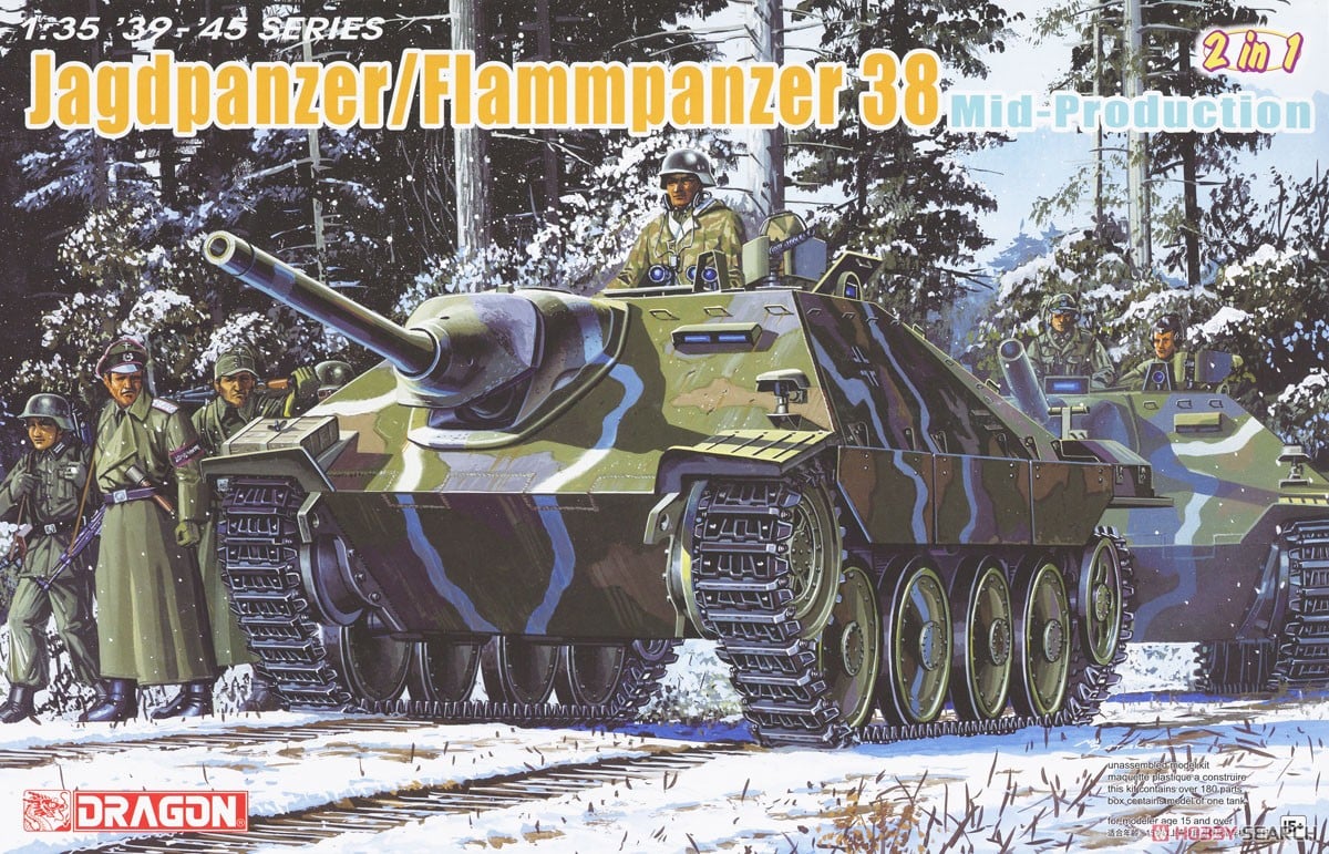 Dragon 6845 1:35 Jagdpanzer/Flammpanzer 38 Mid Production