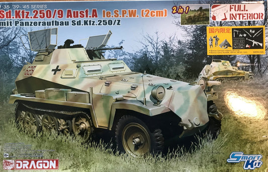 Dragon 6859 1:35 Sd.Kfz.250/9 Ausf.A le.S.P.W. (2cm) mit Panzeraufbau Sd.Kfz.250/Z with full interior