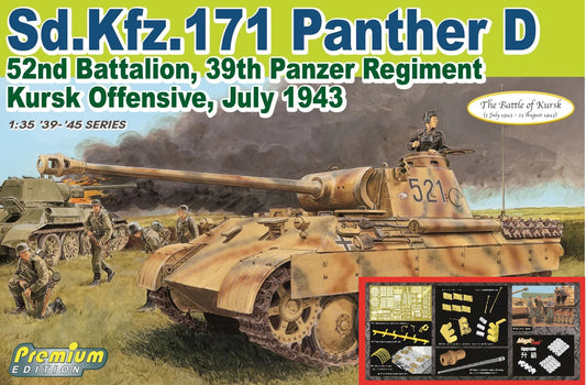 Dragon 6867 1:35 Pz.Kpfw.V Ausf.D Panther Sd.Kfz.171 52nd Battalion, 39th Panzer Regiment