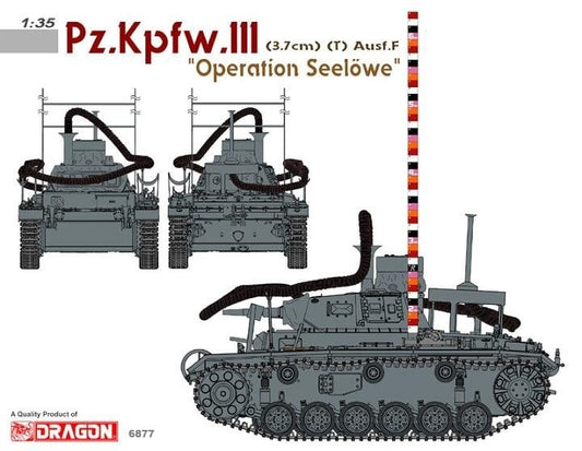 Dragon 6877 1:35 Pz.Kpfw.III Ausf.F (3,7CM)(T) OPERATION SEELOWE