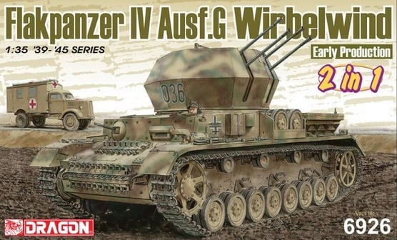 Dragon 6926 1:35 German Flakpanzer IV `Wirbelwind`