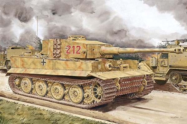 Dragon 6947 1:35 Pz.Kpfw.VI Ausf.E Tiger I Late Production w/Zimmerit (Normandy 1944)