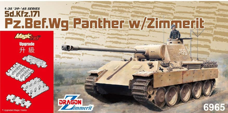 Dragon 6965 1:35 P.zBef.Wg Panzer with Zimmerit