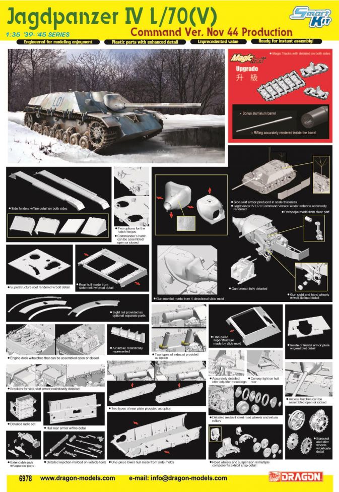 Dragon 6978 1:35 Jagdpanzer IV L70(V) Command