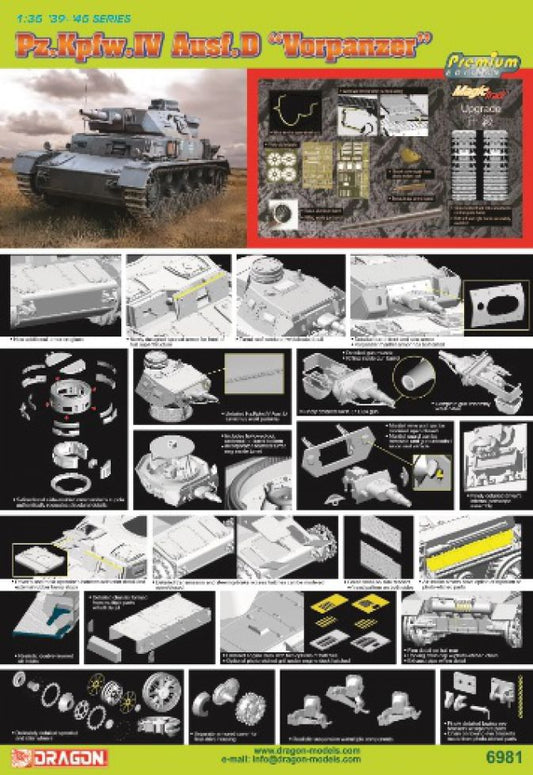 Dragon 6981 1:35 Pz.Kpfw.IV Ausf.D Vorpanzer