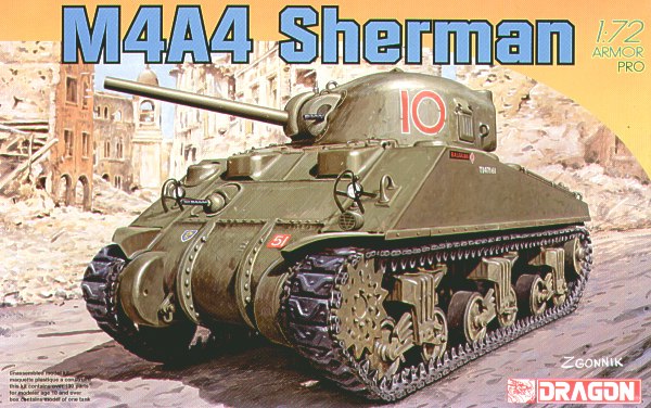 Dragon 7311 1:72 M4A4 Sherman