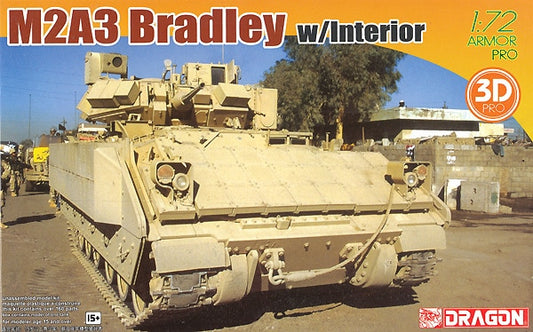 Dragon 7610 1:72 M2A3 Bradley with Interior