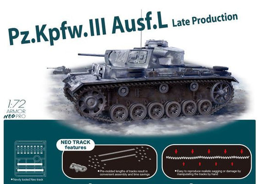 Dragon 7645 1:72 Pz.Kpfw.III Ausf.L Late Production