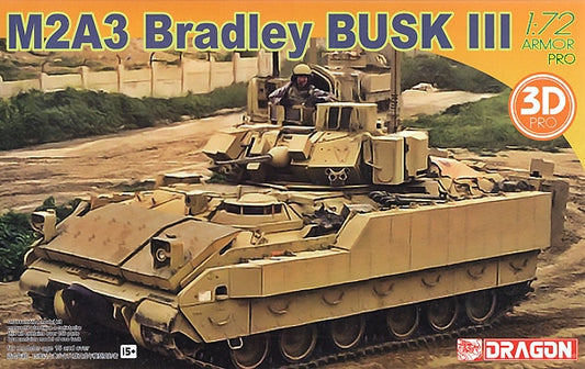 Dragon 7678 1:72 M2A3 Bradley BUSK III with 3D Printed Parts