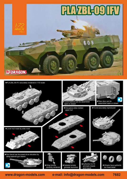 Dragon 7682 1:72 PLA ZBL-09 IFV