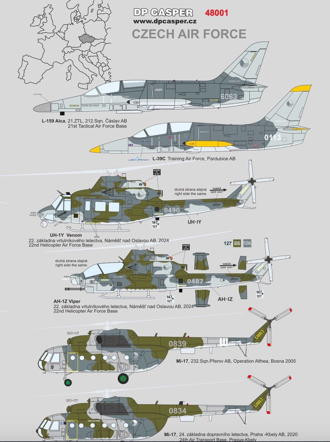 DP Casper 48001 1:48 Czech Air Force