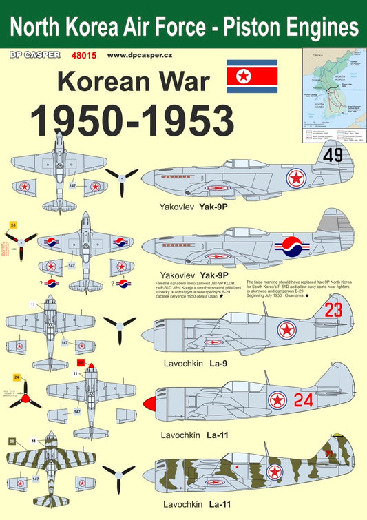 DP Casper 48015 1:48 Korean Air Force - Piston Engine Aircraft 1950 - 1953