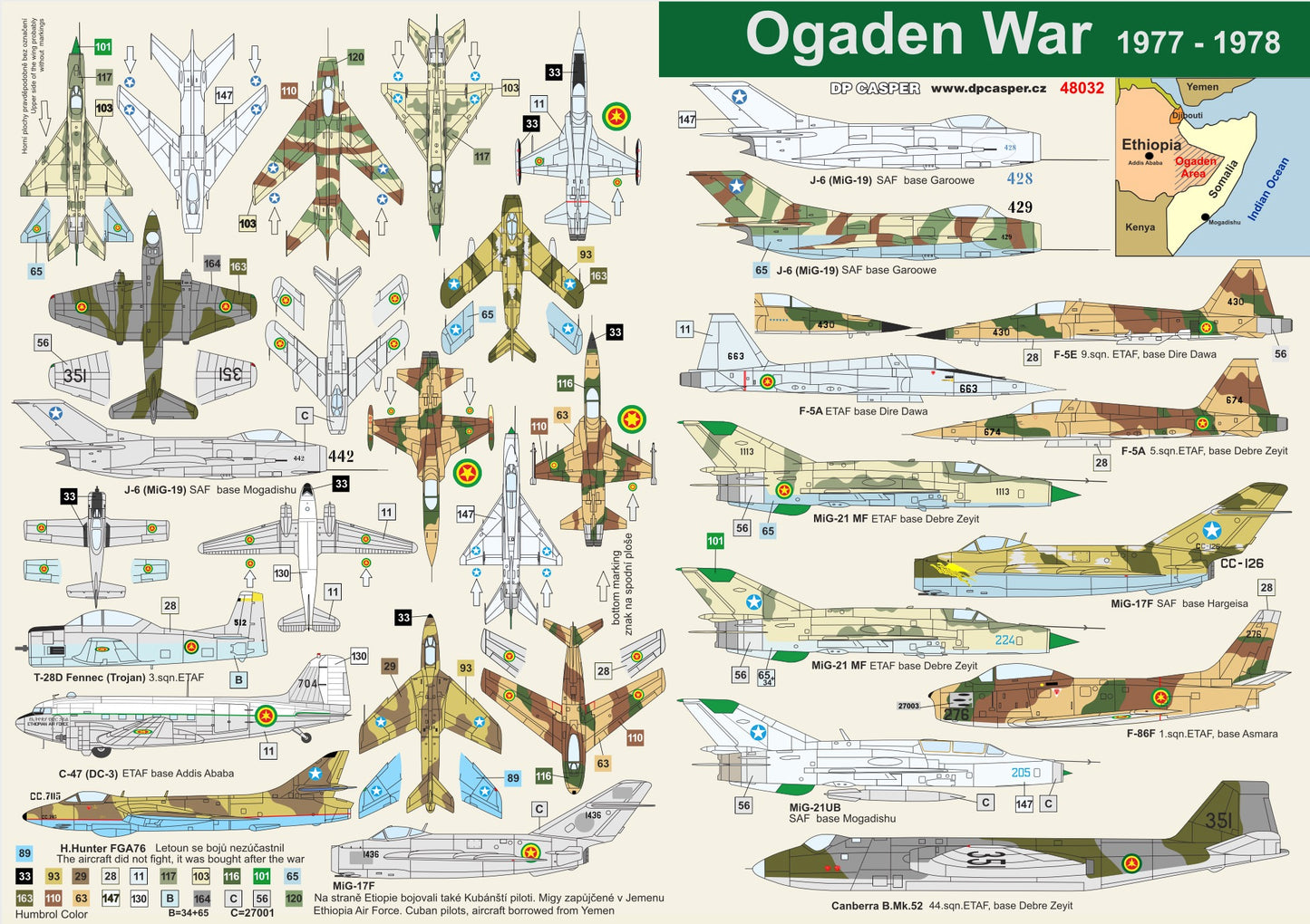 DP Casper. DPC48032 1:48 Ogaden War in Ethiopia 1977-78 with Somalia